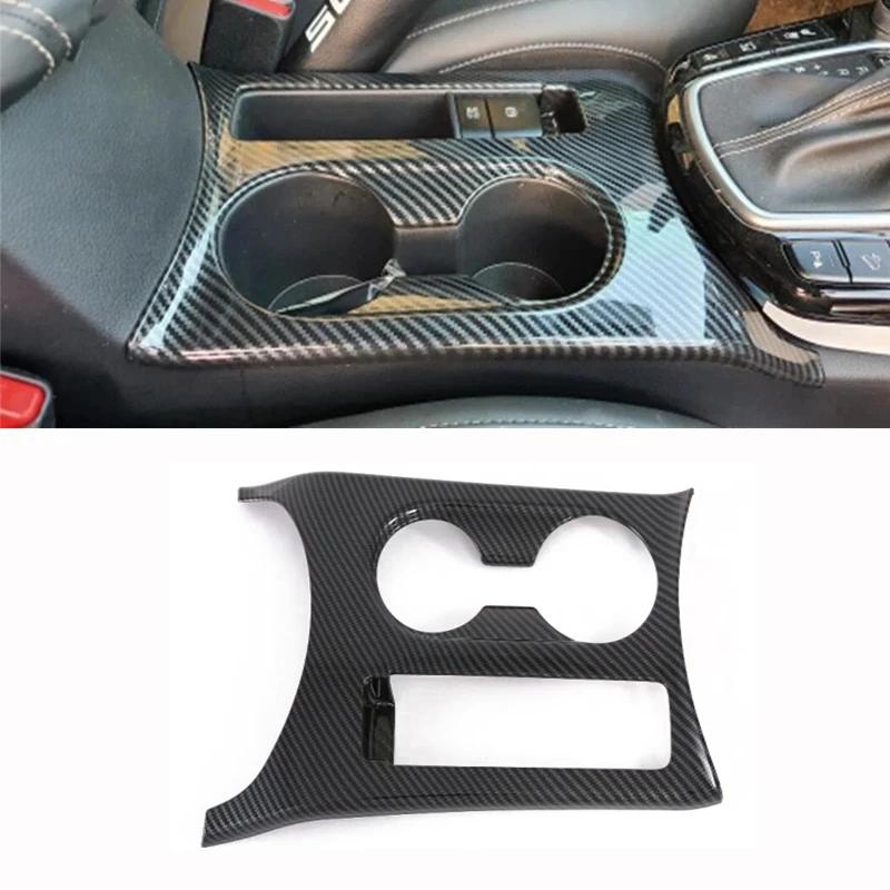 For Kia Seltos     Window Switch Cover Trim Gear Shift Panel Water Cup Holder Cover ABS Carbon Interior Accessories
