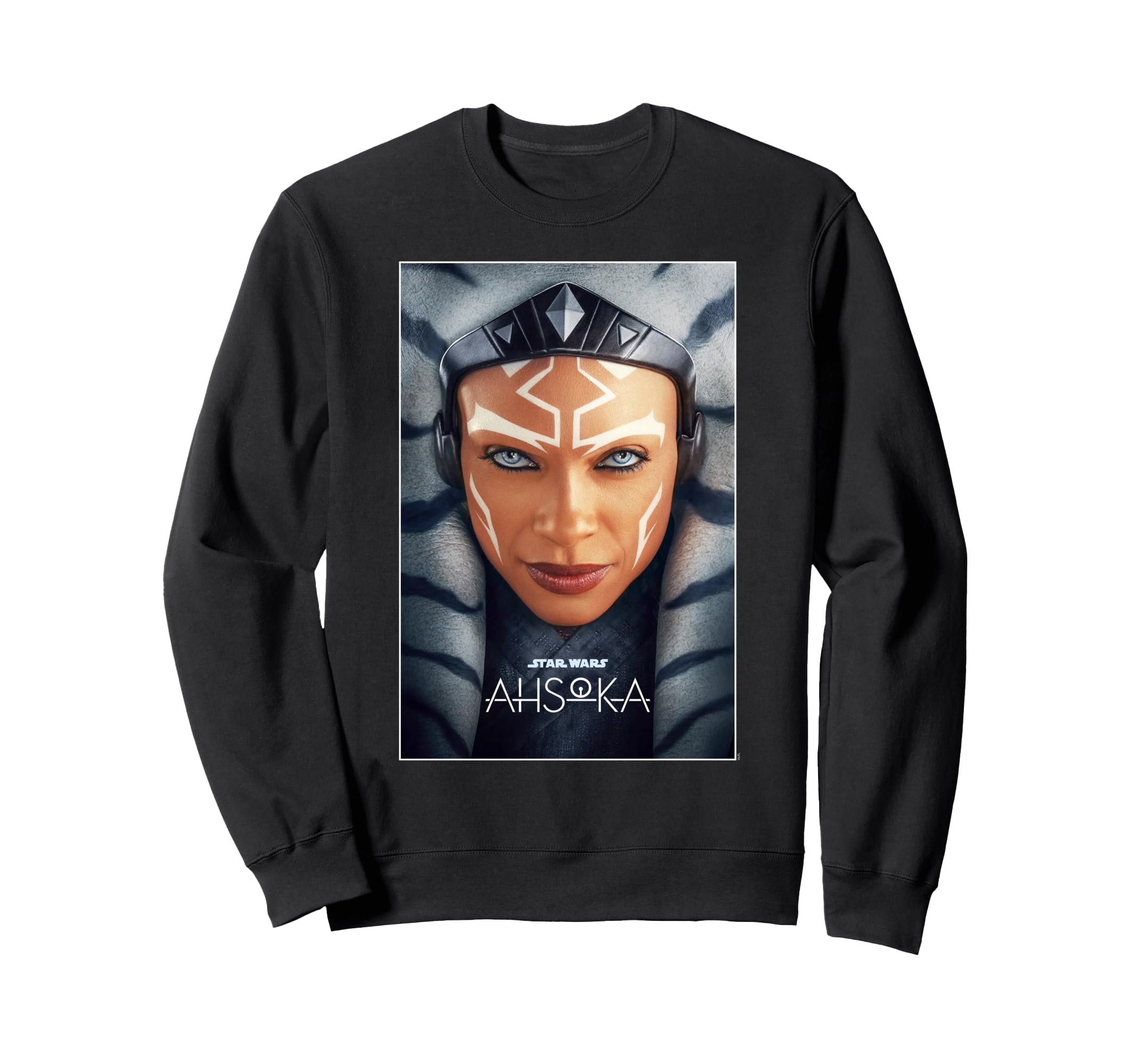 

Star Wars Ahsoka Tano Face & Logo Series Poster Art Disney+ Sweatshirt