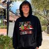 Fun Christmas Print Hoodie Drop Shoulder Tracksuit Unisex Women Sweatshirt  Aesthetic Sportswear Long Sleeve Street Fashion