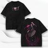 Anime Jujutsu Kaisen T-shirt Geto Suguru Gothic Y2k Washed T Shirt Summer Casual Short Sleeve Cotton Tee Tops Men's Clothing