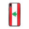 Phone Case – Flag of Lebanon – Compatible iPhone XR – Soft Case – Resistant and Shockproof - Silicone - Pixelforma
