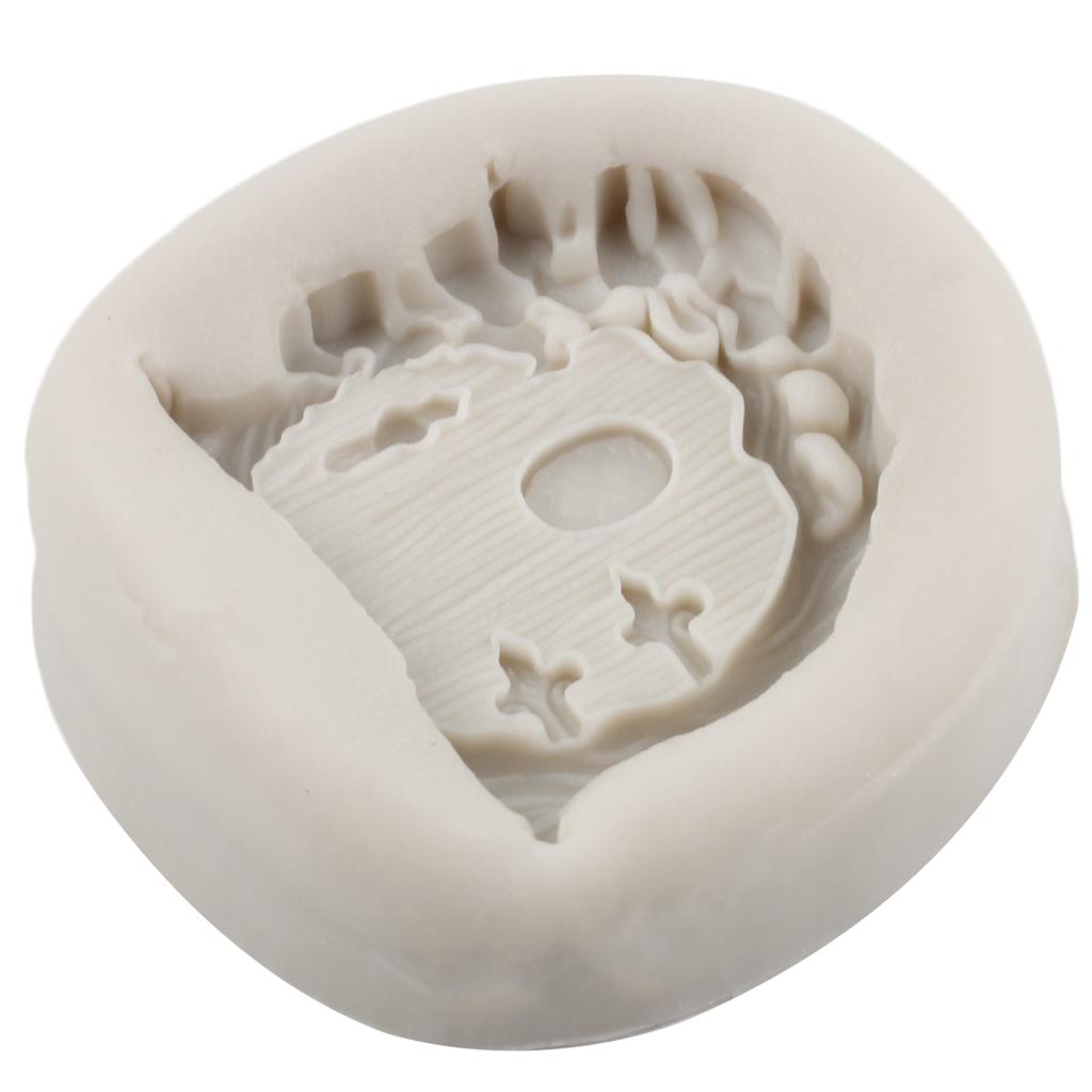 Fairy Garden Gnome Home Silikonové formy Dveře Okénko Forma na fondán Květina Houba Zdobení dortů Formy na cukroví Čokoláda