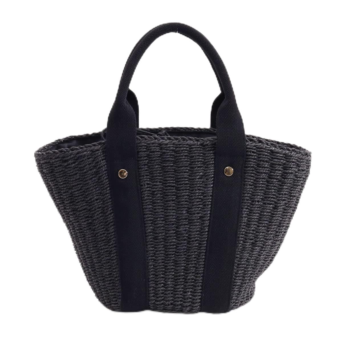 [Cuco] Tape Handle Basket Tote Bag