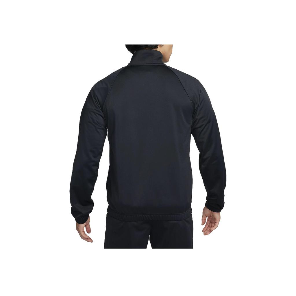 Nike Logo Print Zip-Up Collar Long Sleeve Jacket Men Jacket Black FB7352-010