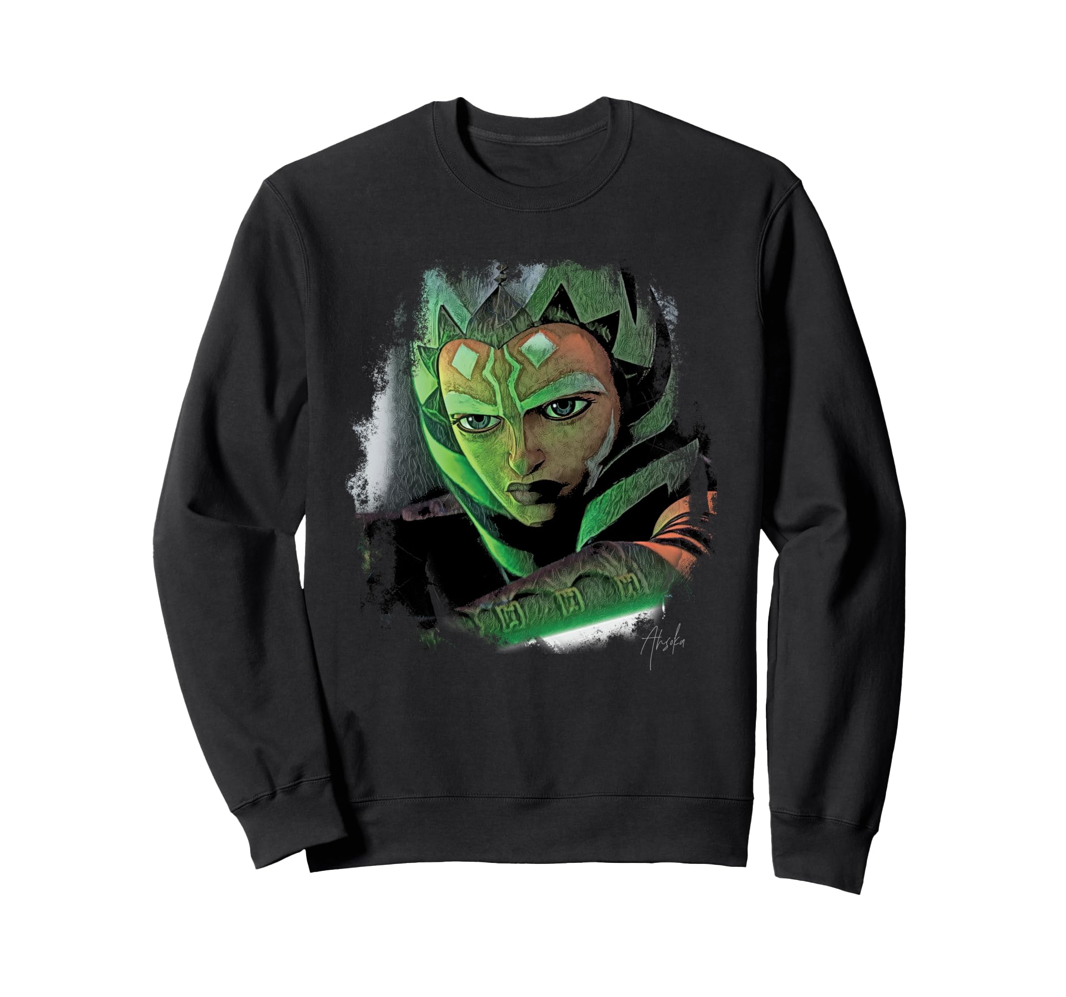 Star Wars Ahsoka Tahno Tales of the Jedi Lightsaber Glow Sweatshirt