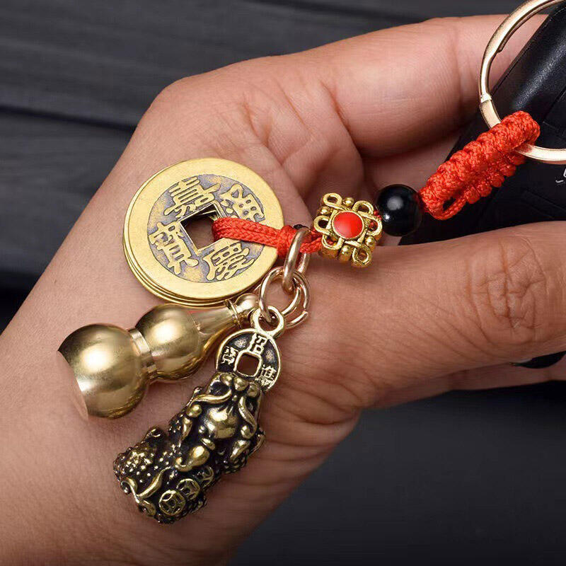 Coin Money Fortune Pixie Keychain Key Bag Hook DD-13344