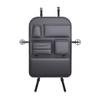 Automotive Back Pocket Multiple Compartment Storage Bag Multifunctional Backseat Pocket Kick Mat Seat Back Organizer
