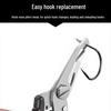 Multifunctional Stainless Steel Fishing Tool: Scissors, Hook Remover, Lure Pliers, and Split Ring Opener