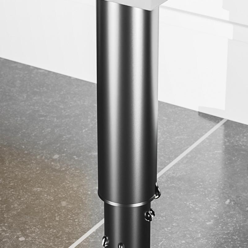 Packung mit 2 verstellbaren Stahlmöbelbeinen Sofabeine Couchbeine Stoßdämpfende Fußpolster für Schreibtische Sofas Regale & Kommoden