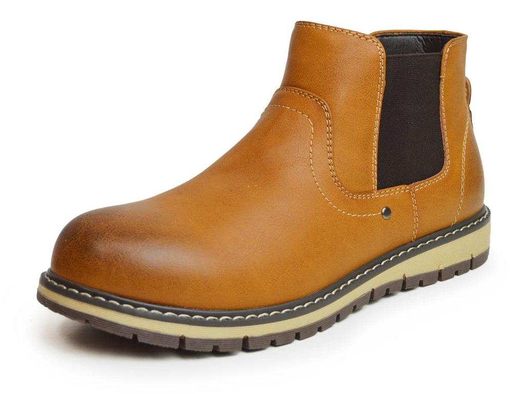Liberto Edwin Waterproof Rain Boots with Side Short Chukka Work Size Men's Gore, Boots, Boots, Boots, Formal, Camel, L50498, 26.5cm