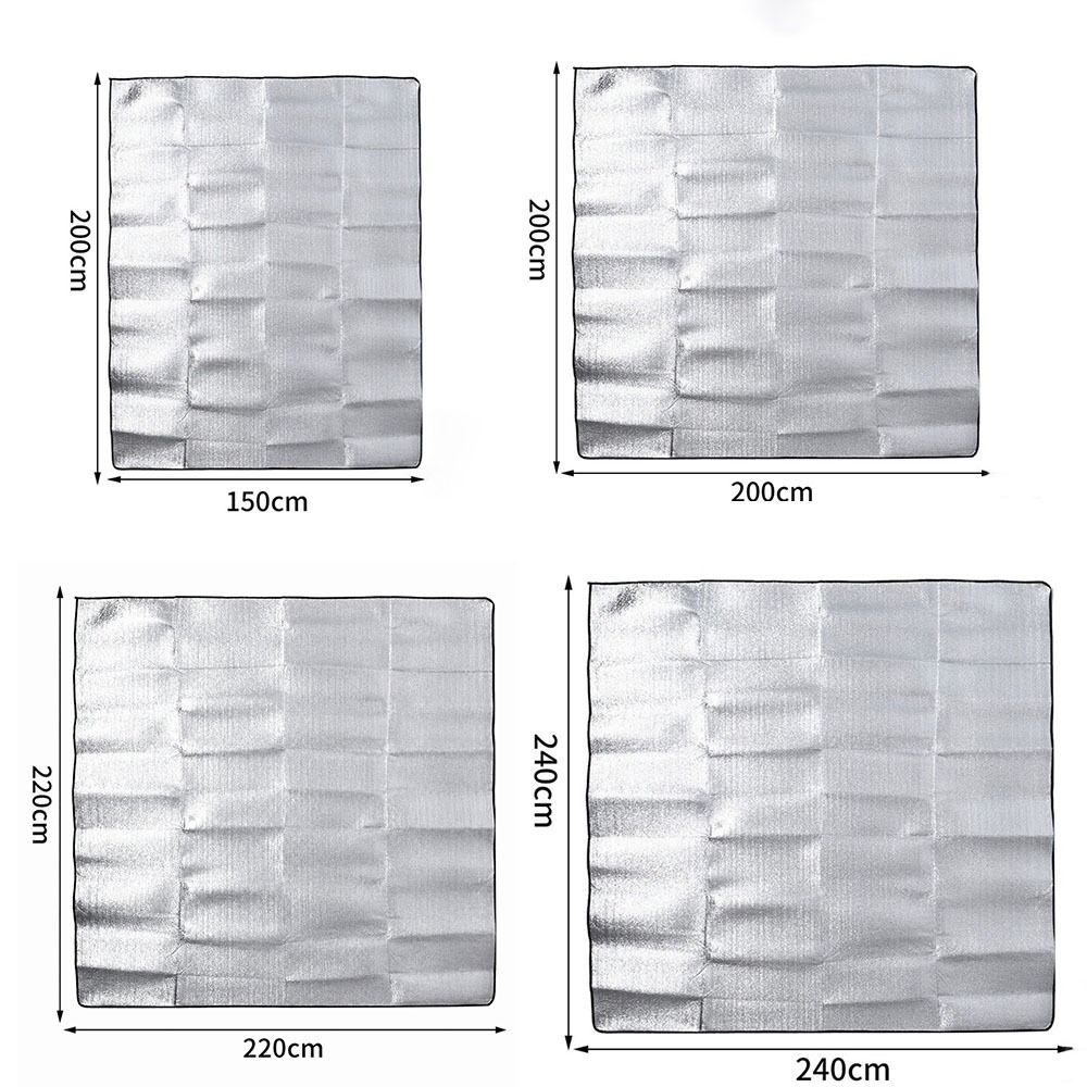 Aluminum Film Moisture-Proof Mat Foldable Camping Mat Portable Picnic Mat