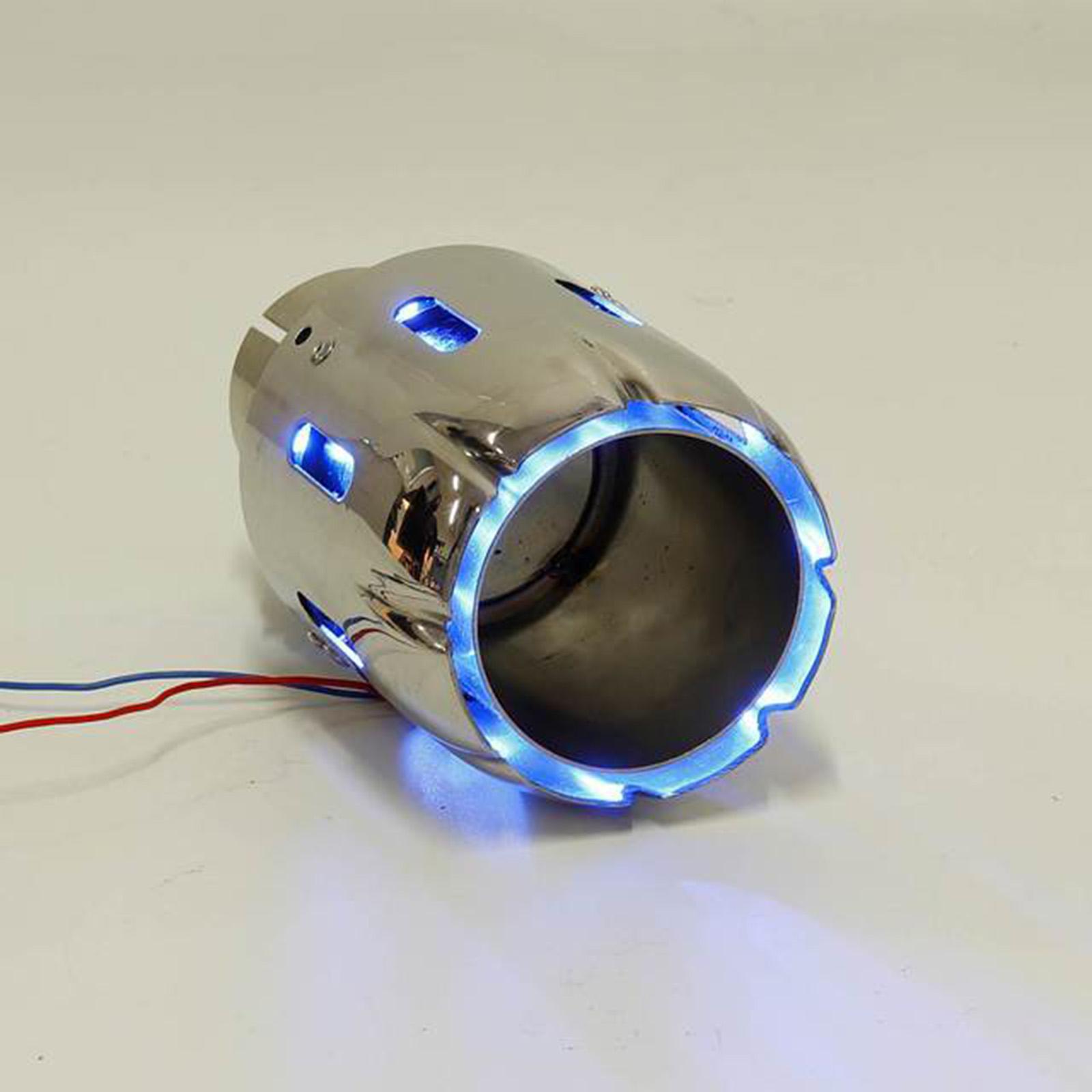 

Carbon Exhaust Tail Tail Throat Tailpipe Resistant Temperature Out Exhaust Pipe for Vehicle синій