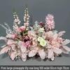 Decorazioni Matrimoniali Fila Floreale Rosa: Fiori Artificiali per Sale Matrimoniali, Fidanzamenti e Banchetti