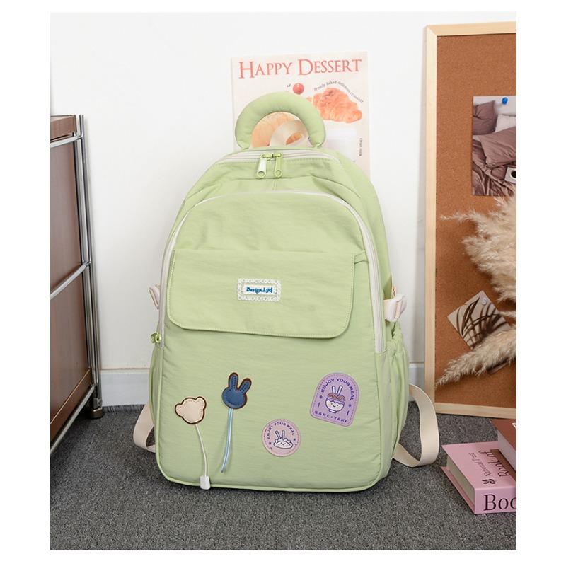 School Bag New High Value Fresh Sweet Candy Color Backpack Junior High School Students Lightweight Travel Backpack