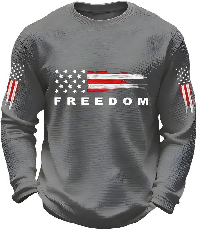 2025 Men's Plaid Embroidery Round Neck Digital Hoodie - New Loose European and American Style