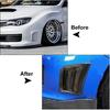 Front Bumper Side Air Vent Cover Kit for Subaru STI WRX GRB Wagon 2008-2014 2011