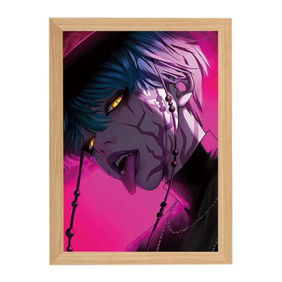 Malerei Lampe Wiederaufladbares LED Licht Leuchtende Wandkunst Licht Lebendige Farbe Kunst Beleuchtung Nachtlicht