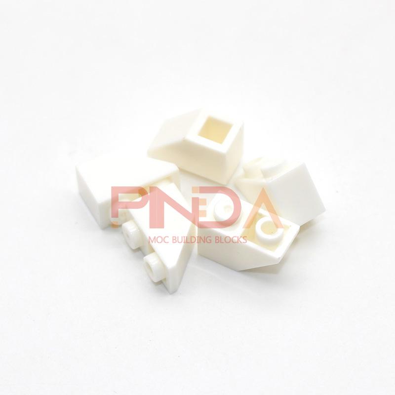 100pcs MOC Slope Inverted 45 2x1 3665 DIY Enlighten Block Bricks Compatible with Assembles Particles Toys for Children