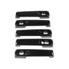 Gloss Black Outside Exterior Door Handle Protector Cover Trim for Mercedes Benz G-Class W461 W463 G55 G63 G500 2001-
