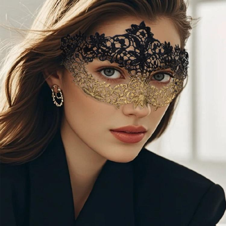 Lace Masquerades Mask Ball Prom Mask Party Mask for Women Mardi Gras Mask Lace Eyemask Blindfold Halloween Party Mask