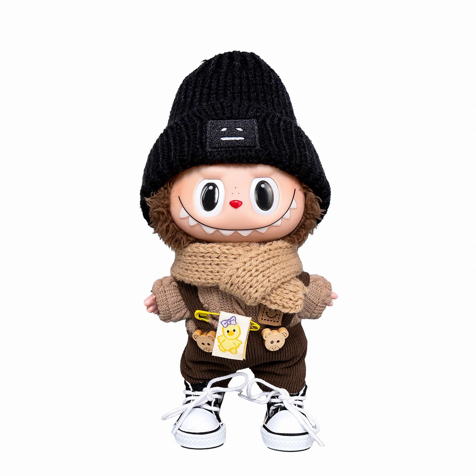 

Мягкая игрушка labubu, костюм для переодевания, милый, особенный, милый, ручной работы, 17 см, черная мягкая игрушка, в комплект не входит 25030705 [Оригинальный костюм] [Товар]