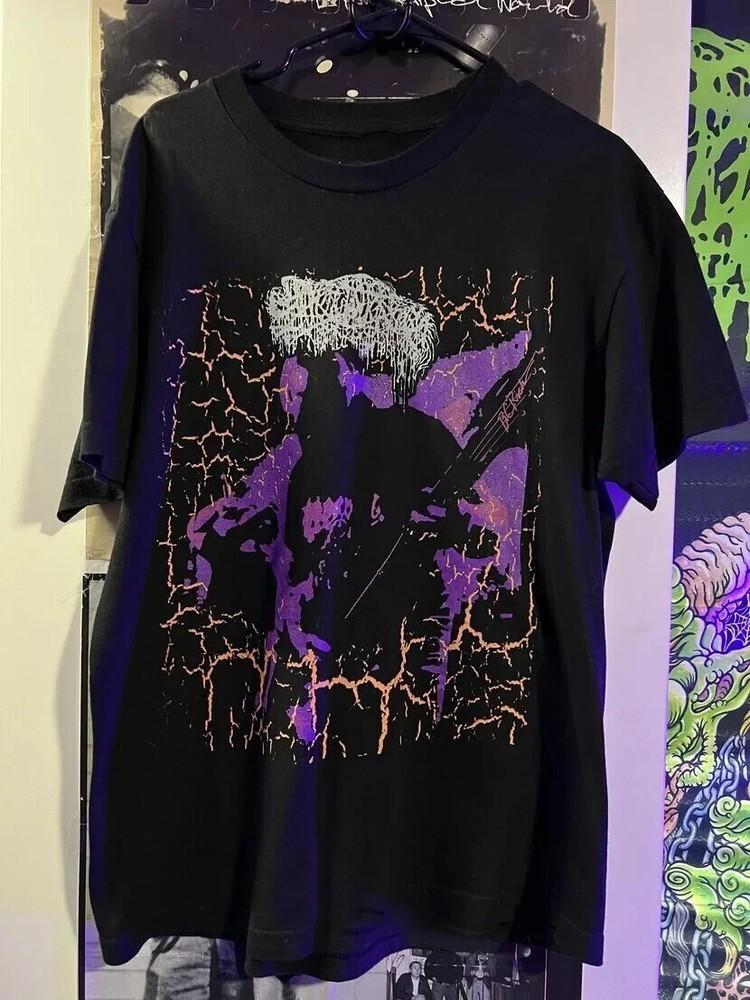 Sanguisugabogg Gored In The Chest short sleeve black color shirt Unisex T-Shirt