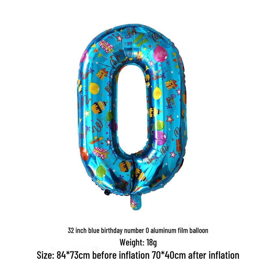 32" Birthday Number Balloons for Kids' Parties & Weddings