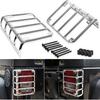 LED Light Shell For Jeep Wrangler JK 2007-2017 Headlamp Turn Signal Light Rear Tail Lamp Protector Guard Cover