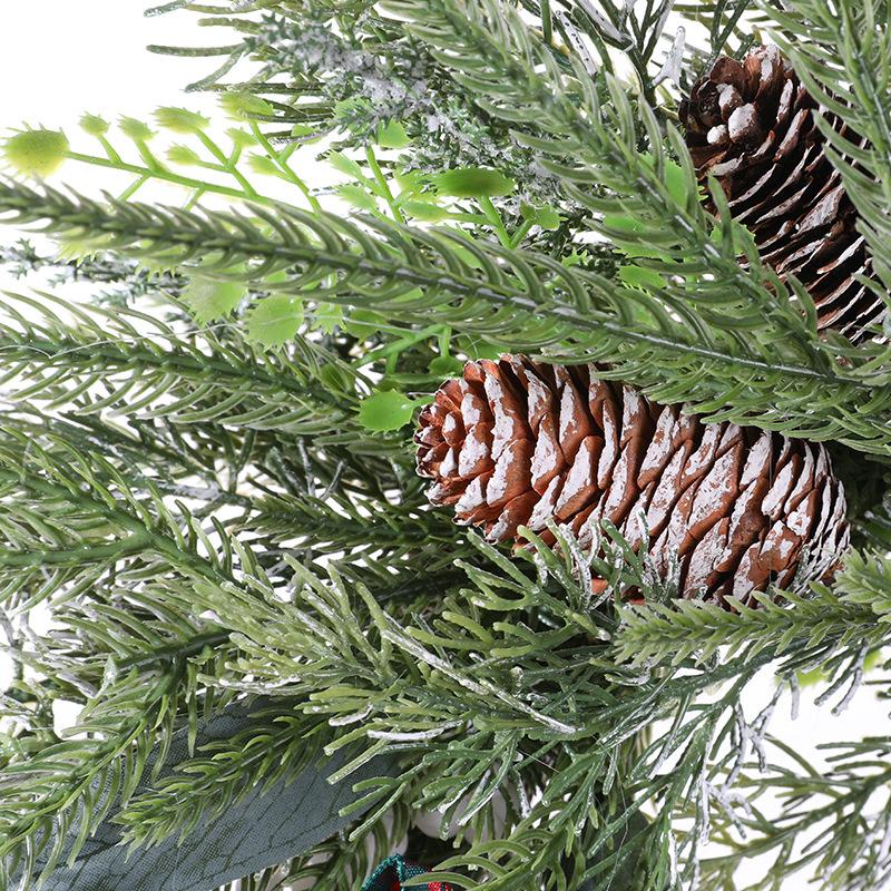 50Cm Christmas Wreath Door Hanging Door Decoration Shopping Mall Window Scene Arrangement Household Christmas Decoration Christmas Decoration