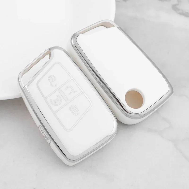 3/5 Bottons Tpu Car Smart Key Case Cover Shell For Volkswagen Vw  Atlas Tiguan Golf 7 Magotan Passat B8 Skoda Kodiaq A7