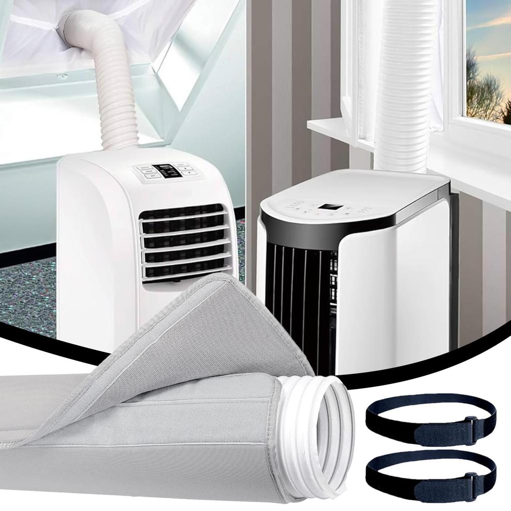 Portable Air Conditioner Hose Cover Wrap Insulated 3 Layer Waterproof Adjustable Sleeve For Pipe Tube Longevity Protection Guard