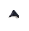 1.5cm Black Artistic Script Embroidered Letters Iron-On Patches - Set of 26