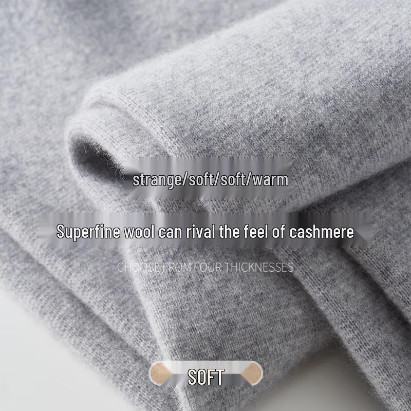 Mengyangwang Men's 100% Wool Thermal Pants