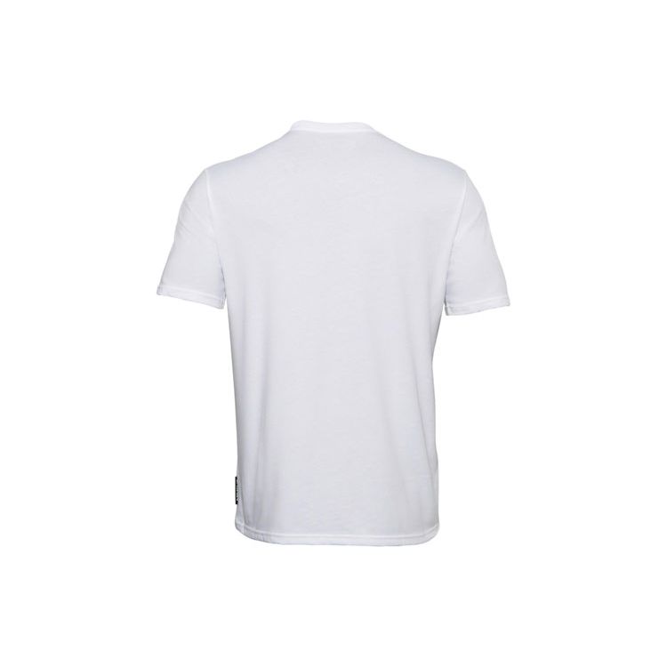 Under Armour Curry Casual Logo Print Short Sleeve T-Shirt Men Tops White 1357001-100