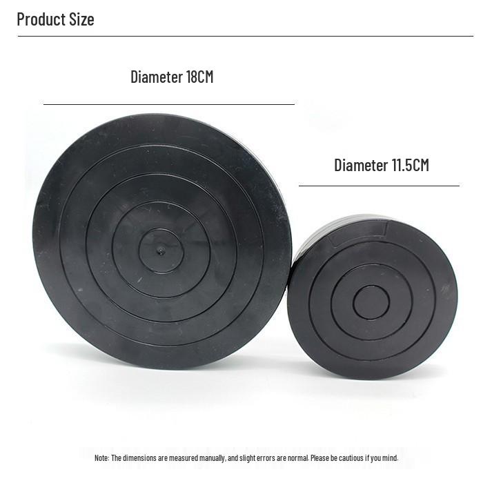 Compact Pottery Turntable for Clay Sculpting - Art & Craft Tool Small turntable diameter 11.5cm