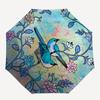 1pc Birds Flowers Automatic Folding Umbrella - Compact 8-Rib Design, Durable Plastic & Iron, Lightweight for Outdoor Daily Use062
