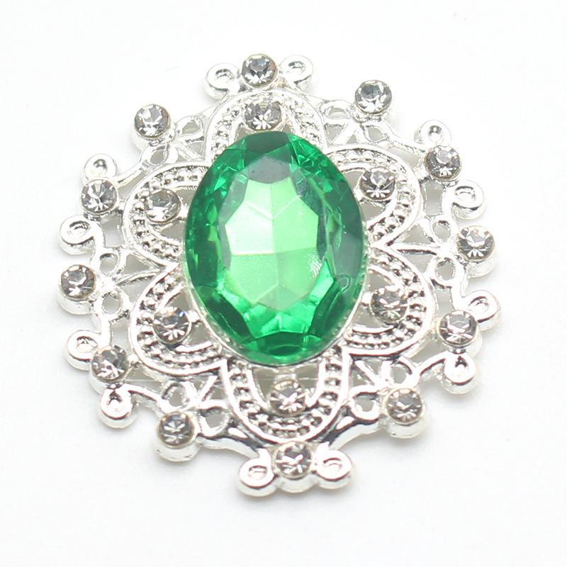 DIY Gift Box: Small 25x26mm Alloy Snap Button, Flat Bottom Rhinestone & Acrylic Rhinestone Button Accessories