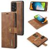 Per Samsung Galaxy A53 5G DG.MING Custodia per Telefono in Pelle Magnetica Staccabile con Texture Crazy Horse