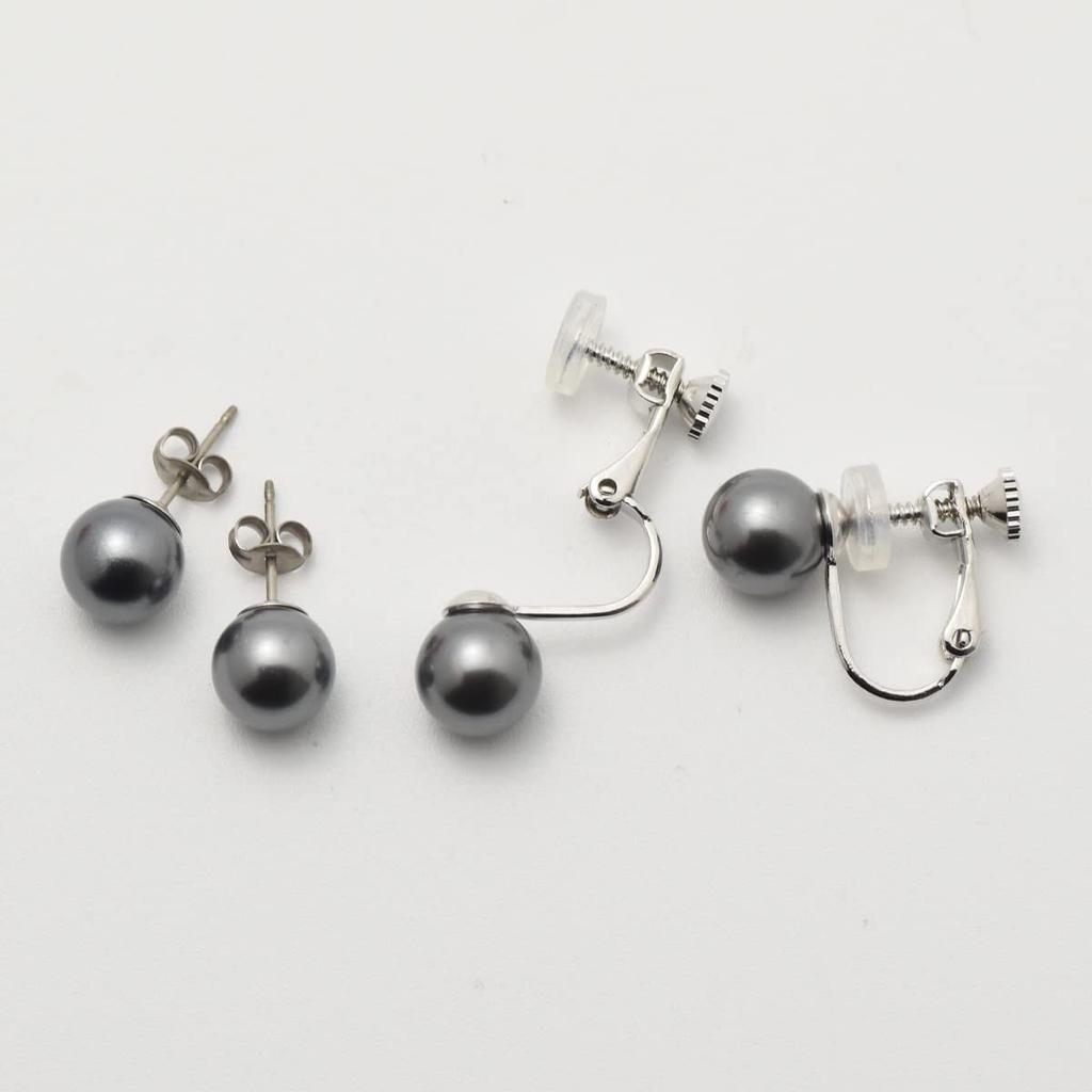 Premium Shell Pearl 8mm for Ceremonial with an Adjuster for Two Different Lengths In Wedding New Graduate Day [Mani Mani] High-quality 3-piece Set,