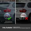 2PCS For BMW E70 X5 2007 2008 2009 2010 Smoked/RED Rear Bumper Reflector Brake Light shell cover housing without bulb