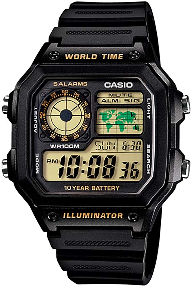 Casio Sports Digital AE-1200WH-1B Digital Watch