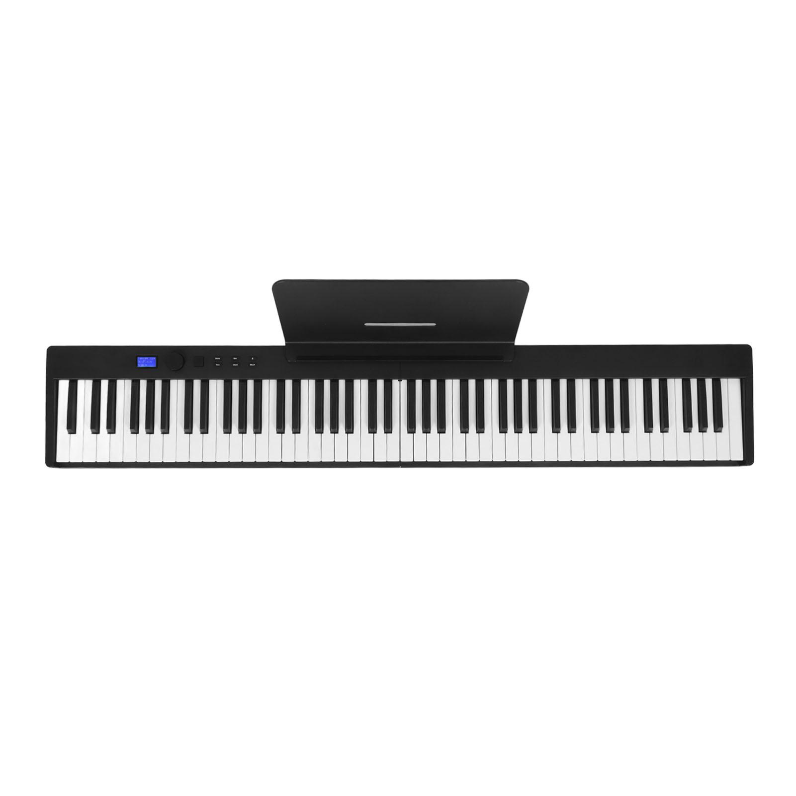 

Складное цифровое пианино профессиональное 88 клавиш легкое портативное клавишное пианино для начинающих пианистов EU Plug