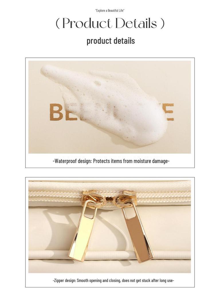 Portable Hanging Toiletry and Makeup Bag for Travel