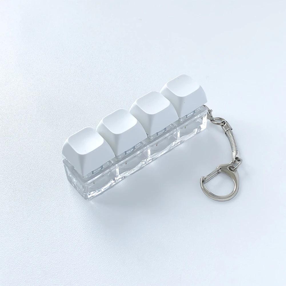 Kolorowy Klawisz Klawiatury Zabawka Mini Klawisz Mechaniczny Zabawka Klawisz Przyciskowy DIY Keycap Fidget Brelok Zabawki Dekompresyjne Ulgowe Umilacze Czasu Prezenty