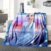 Elsa'S Winter Fantasy Blanket Soft Throw Blanket For Home Bedroom Bed Sofa Travel Office Solid Christmas Blanket