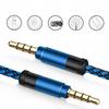 Długi Mocny Kabel 1,5 M Aux Mini Jack 3,5 Mm Oplot