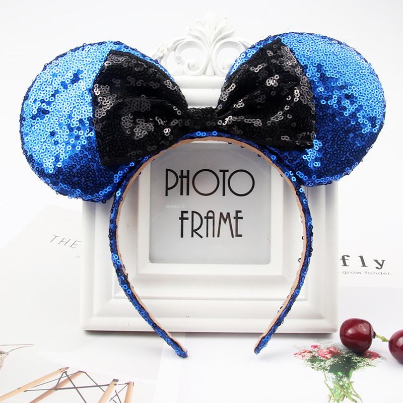 Sparkling Bow Headband for Adults and Children for Princess Photo Shoots and Amusement Park Hair Accessories
