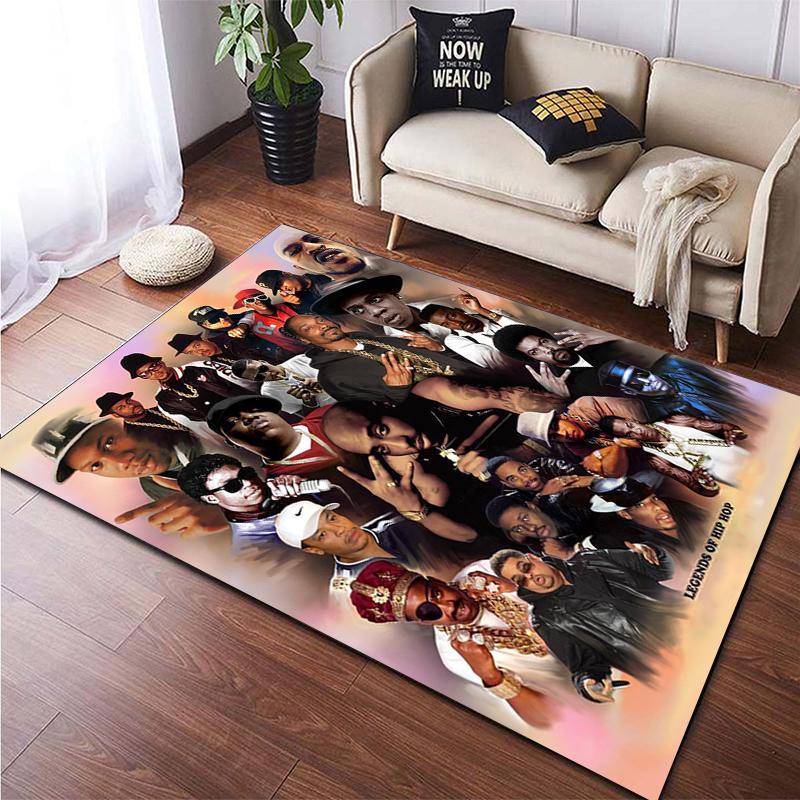 Hip-hop HD Printed  Area Large Rug ,Carpet for Living Room Bedroom Sofa Decoration, Non-slip Floor Mats Dropshipping Alfombras