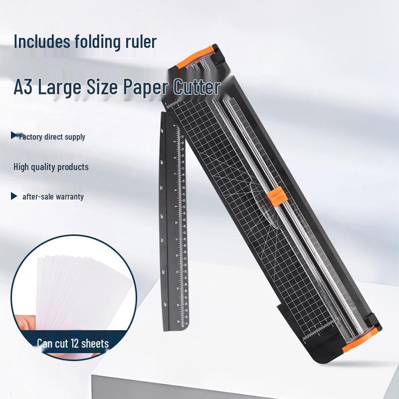 

Большой резак для бумаги формата А3 для DIY, фотографий, школы и офиса чёрный