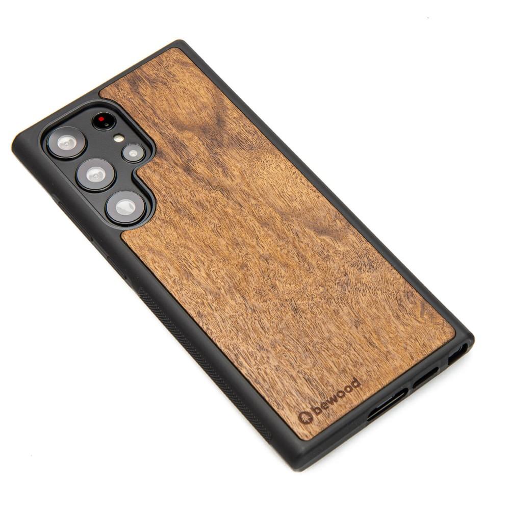 Bewood Wooden Case for Samsung Galaxy S23 Ultra imbuia